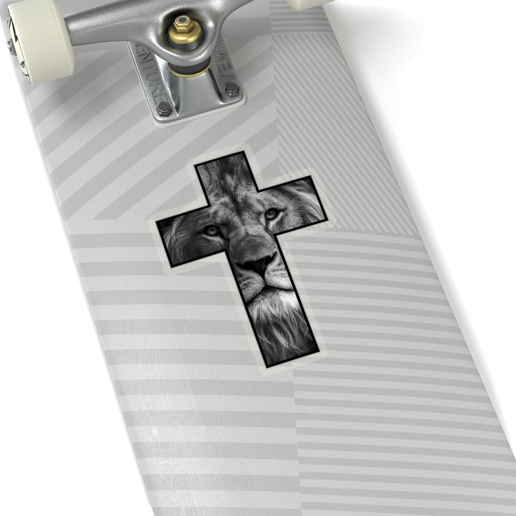 Kiss-Cut Stickers (Lion Cross Black)