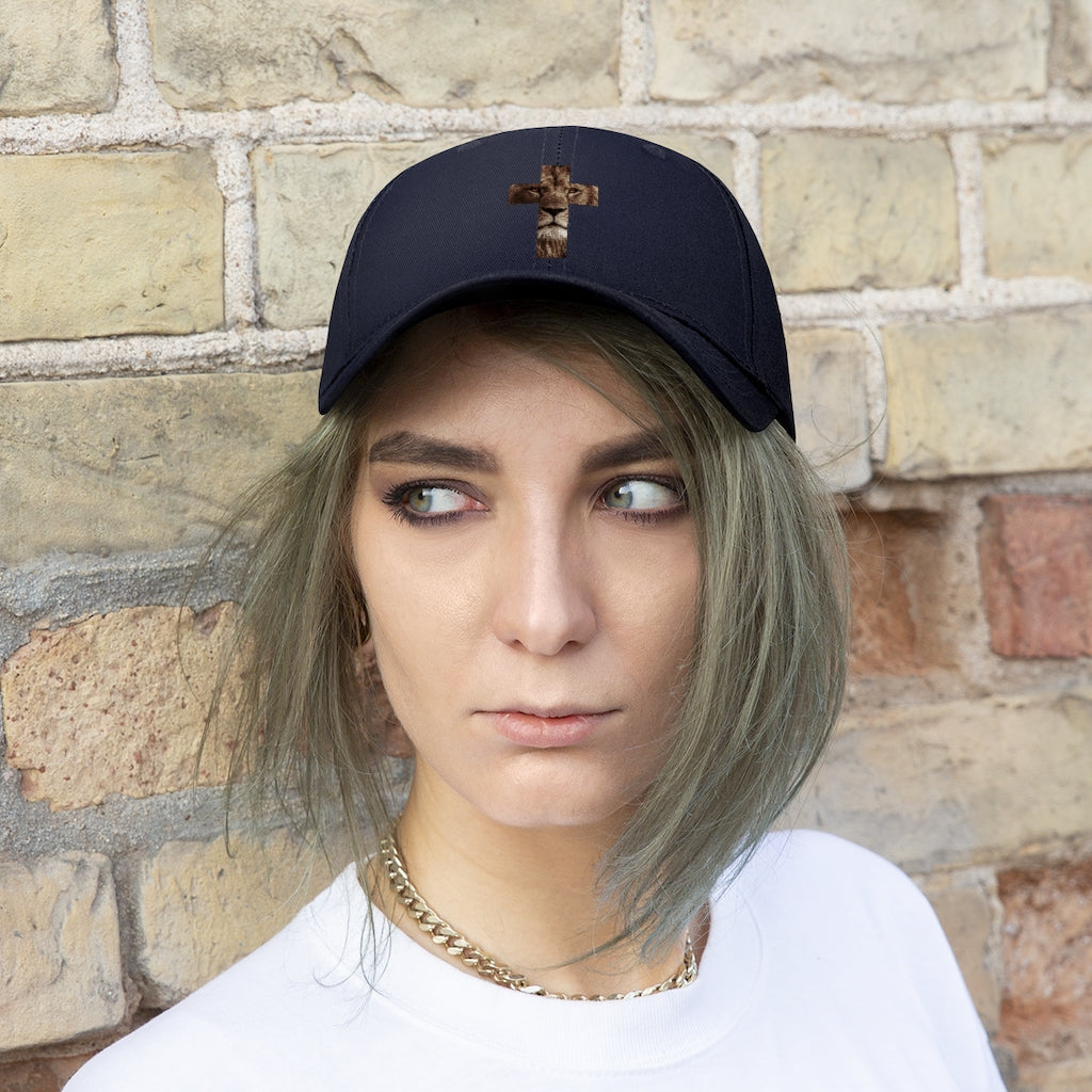 Unisex Twill Hat (Lion Cross)