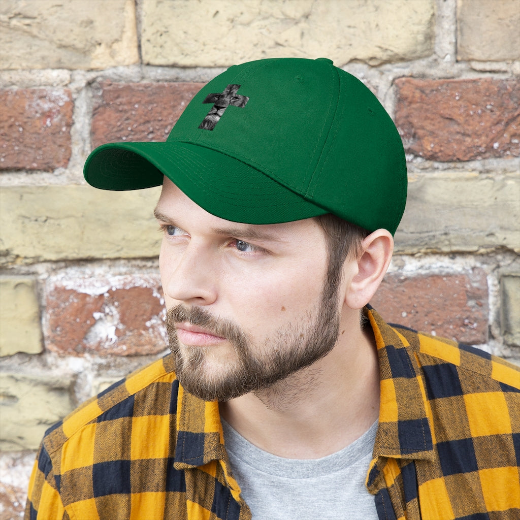 Unisex Twill Hat (Lion Cross)