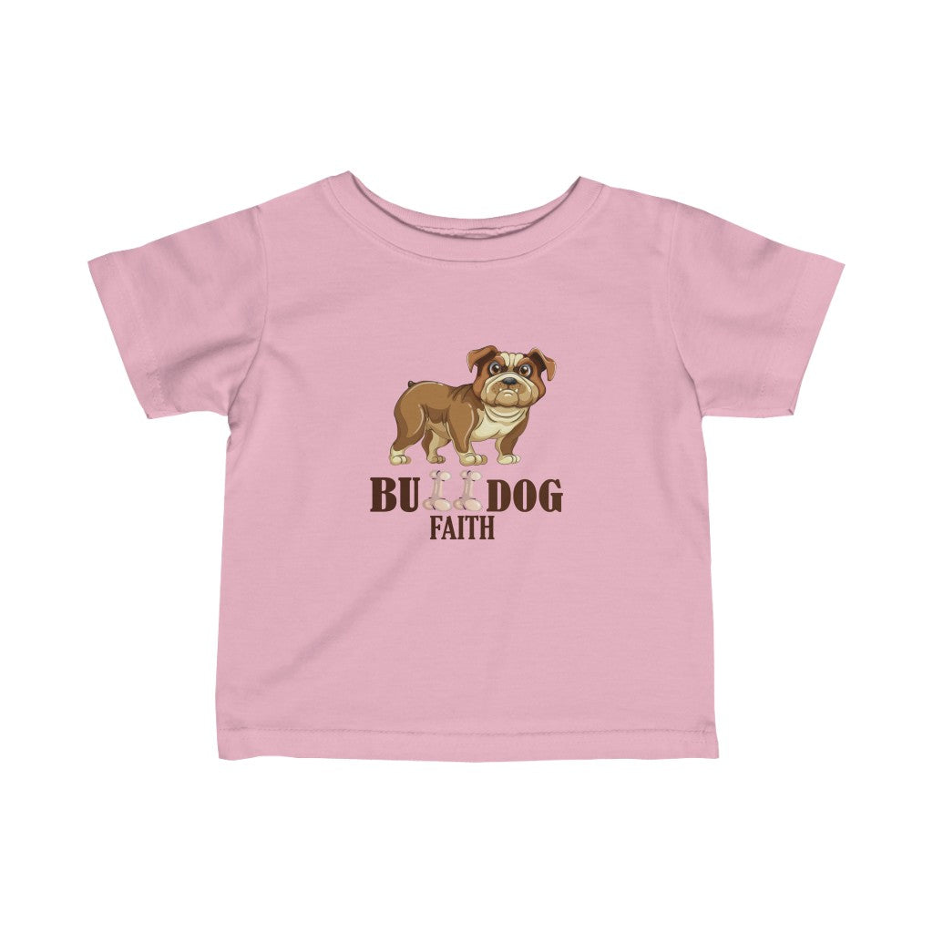 Infant Fine Jersey Tee (Bulldog Faith)