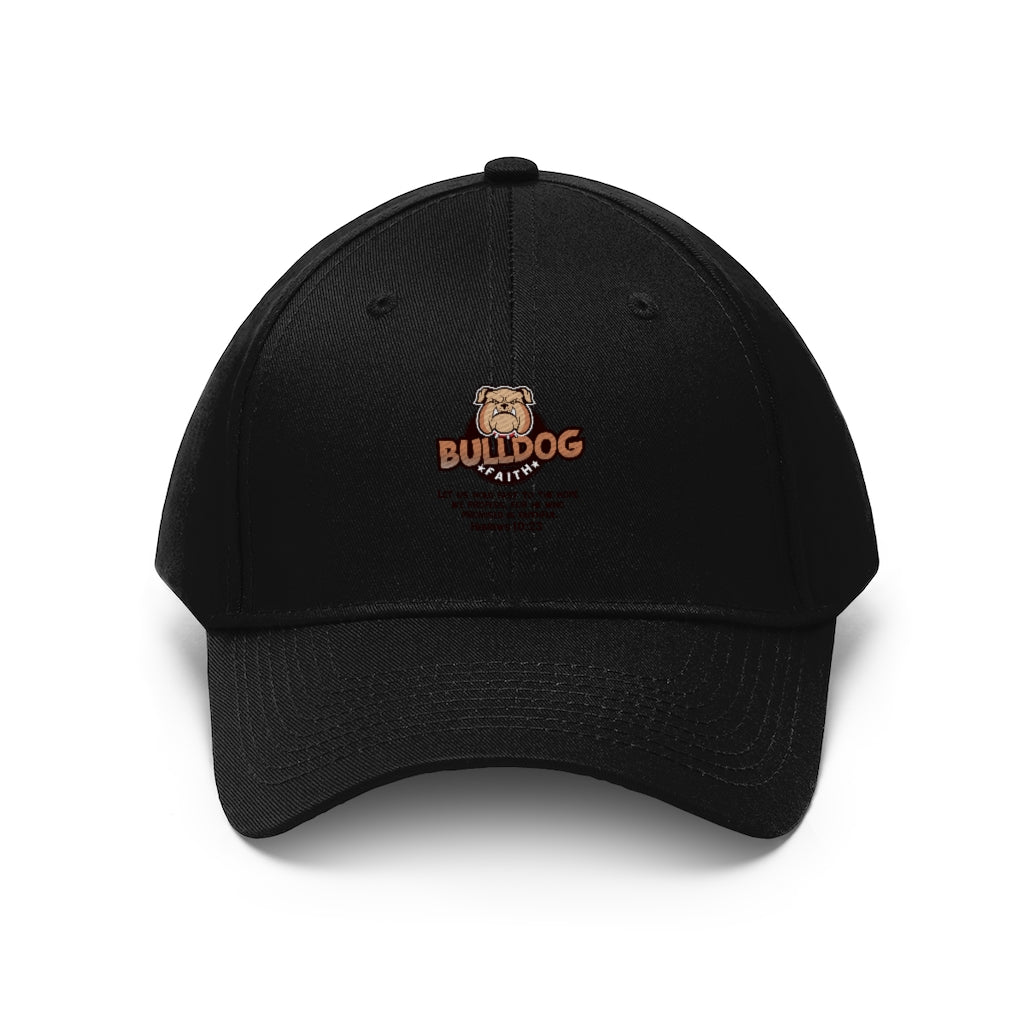 Unisex Twill Hat (Bulldog Faith)