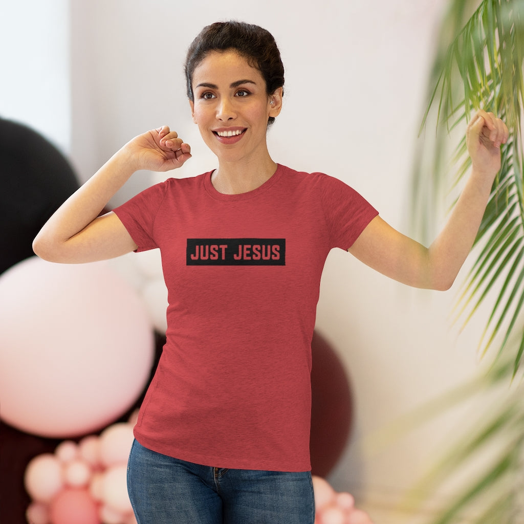 Women's Triblend Tee (Just Jesus)