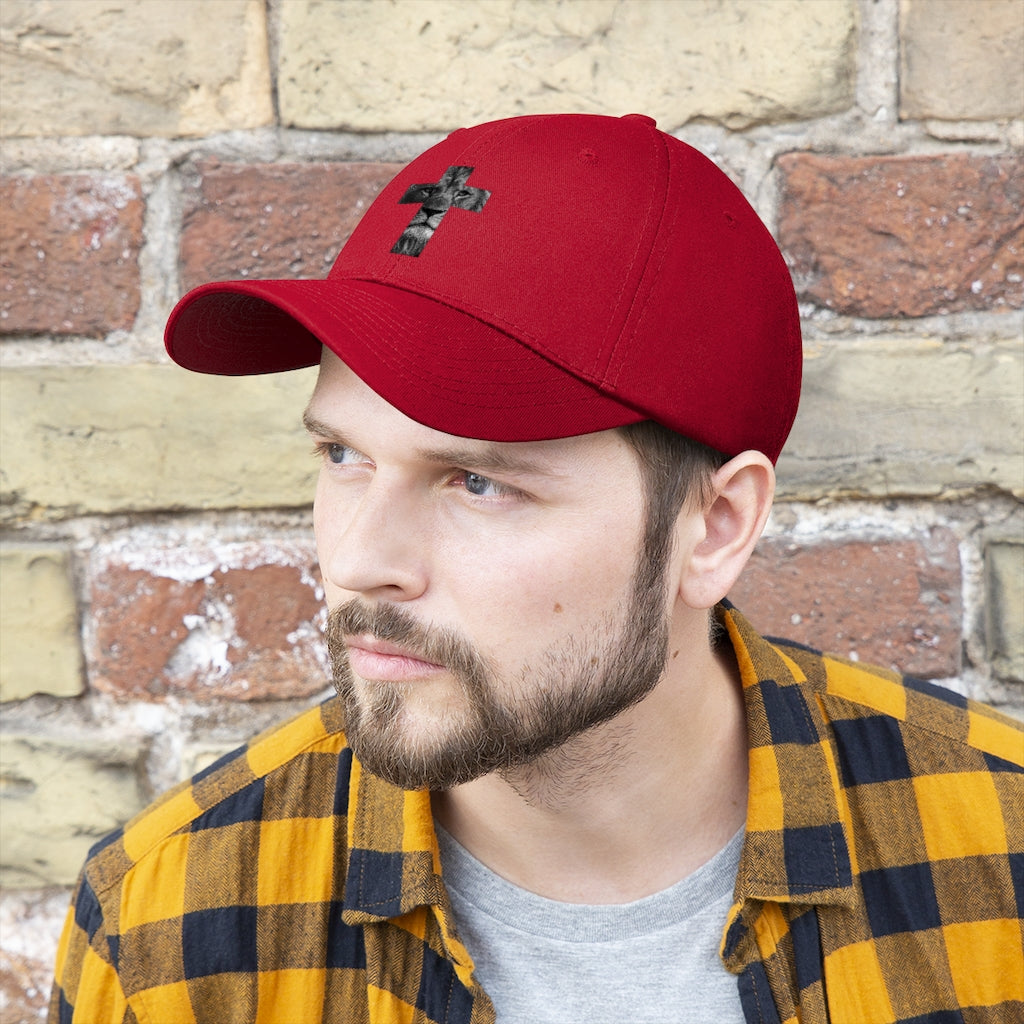 Unisex Twill Hat (Lion Cross)