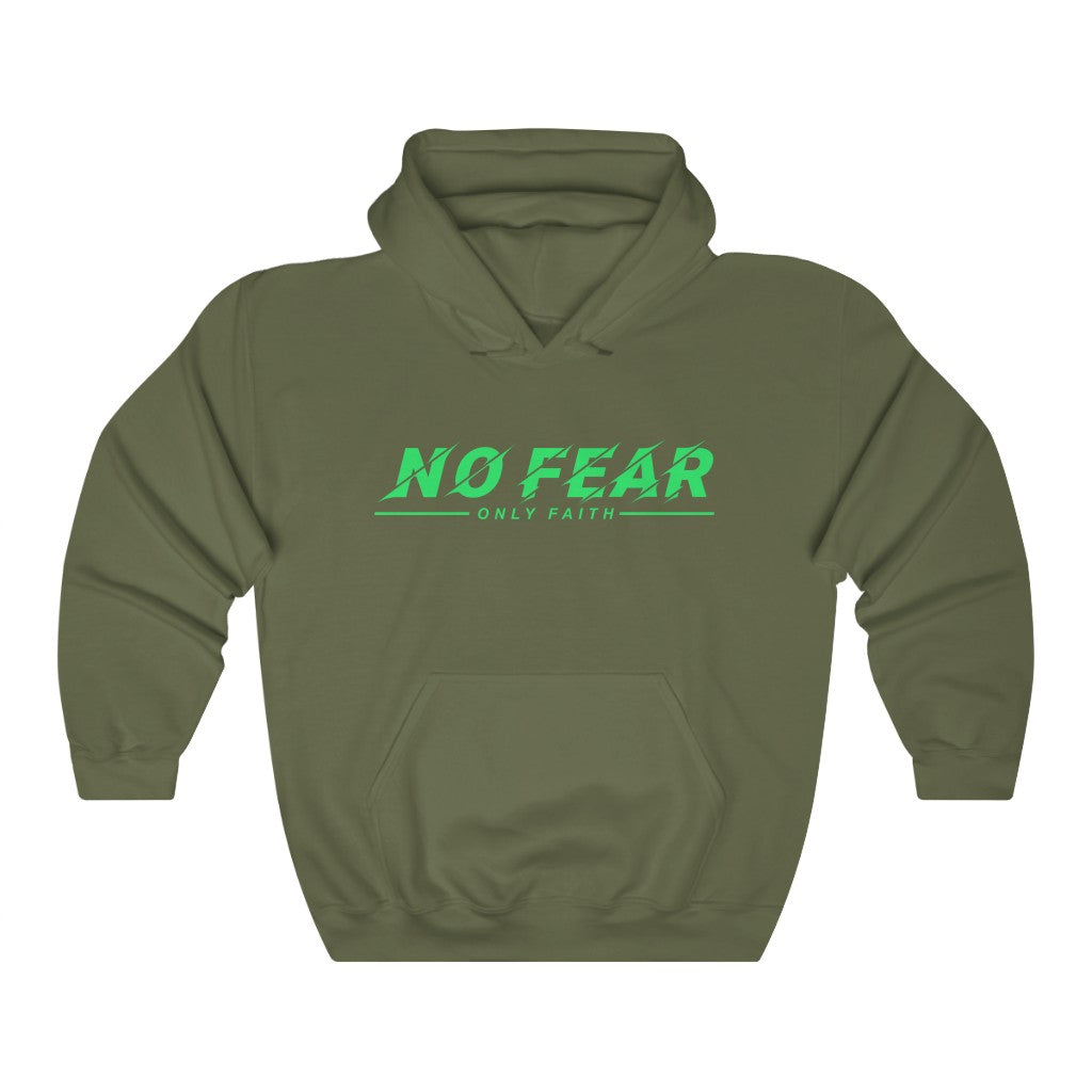 Unisex Heavy Blend™ Hooded Sweatshirt (No Fear Green)