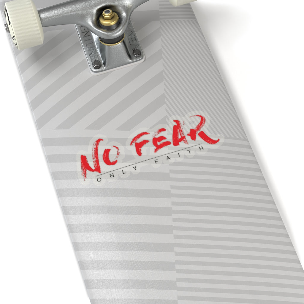Kiss-Cut Stickers (No Fear Red)