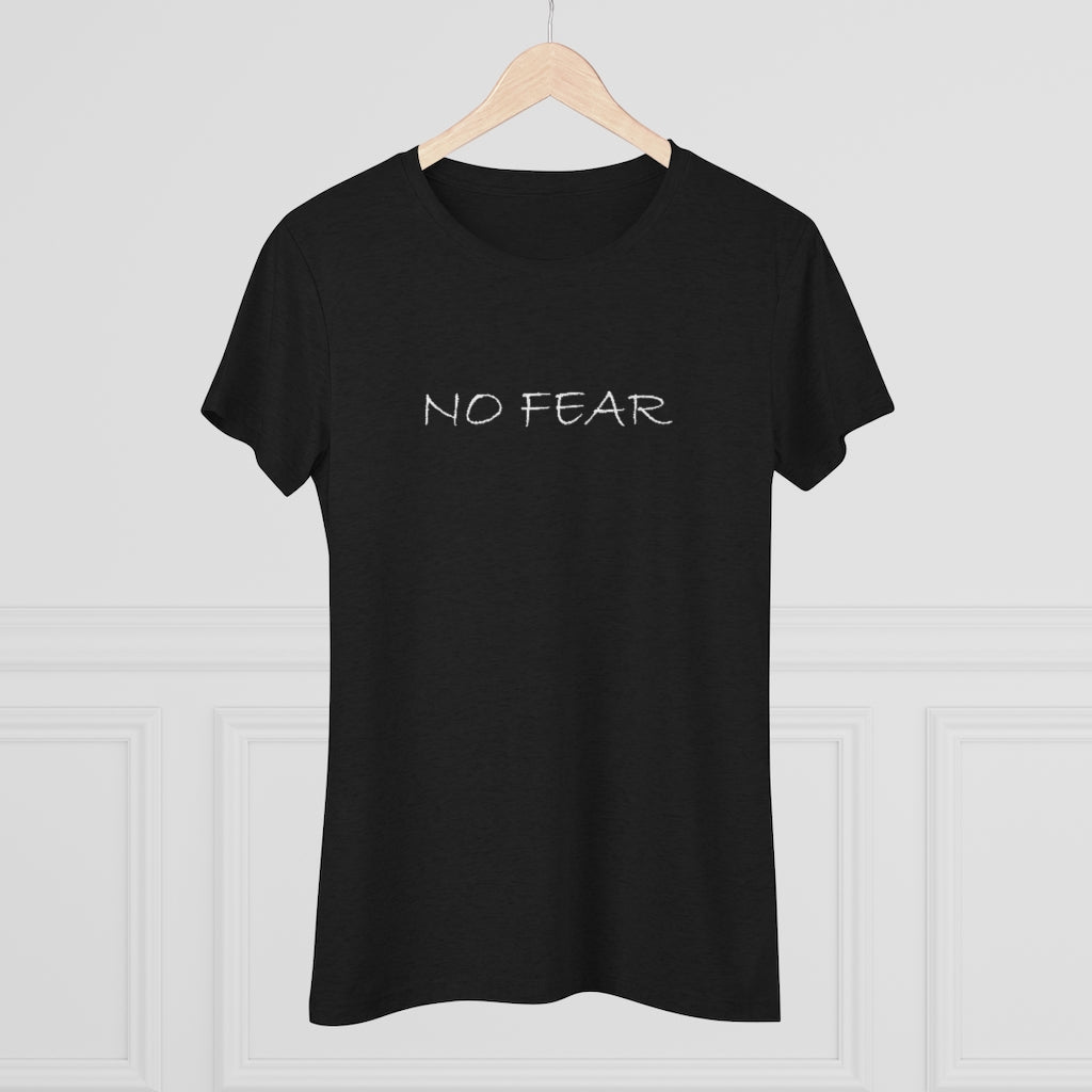 Women's Triblend Tee (No Fear Black)