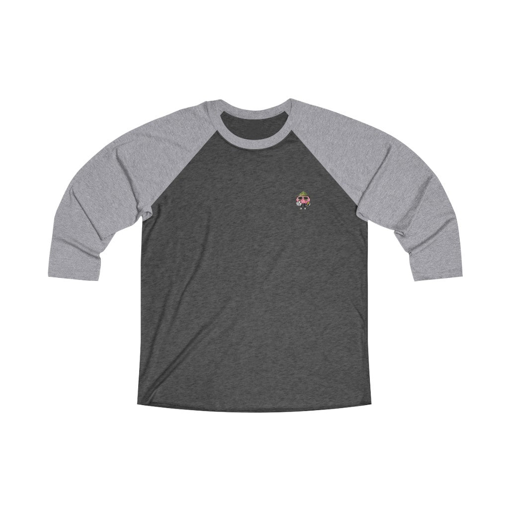Unisex Tri-Blend 3\4 Raglan Tee (Next Level 6051 - Army-Drill)