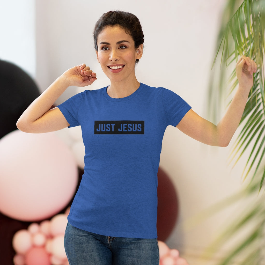 Women's Triblend Tee (Just Jesus)