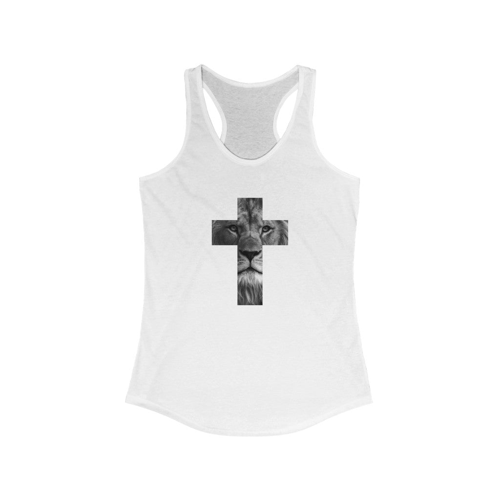 Women's Ideal Racerback Tank (Lion)