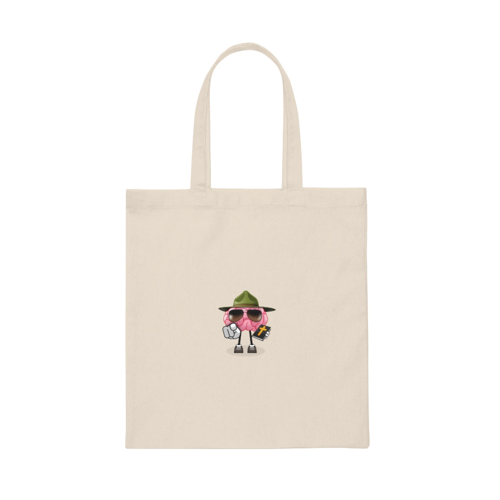 Canvas Tote Bag (Port Authority B150 - Army-Drill)