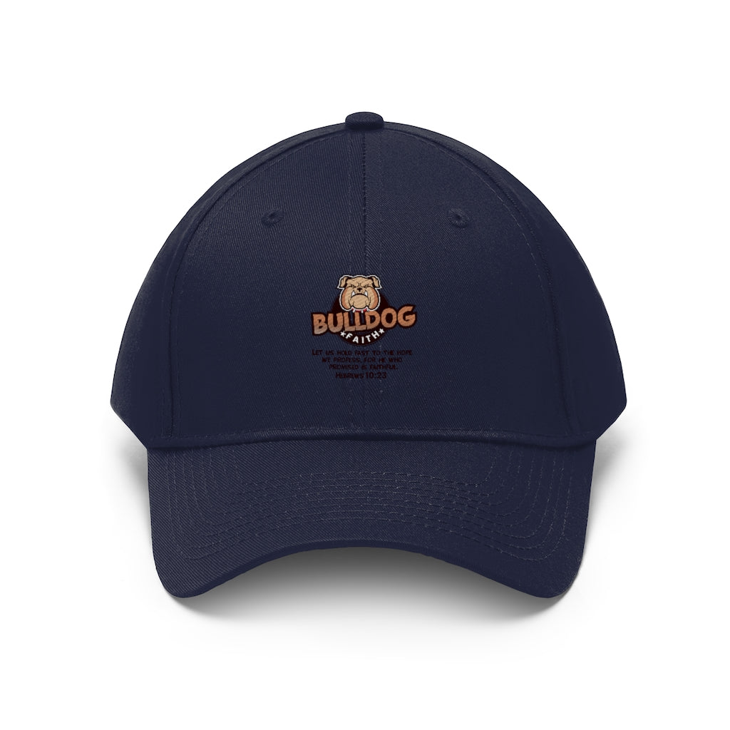 Unisex Twill Hat (Bulldog Faith)