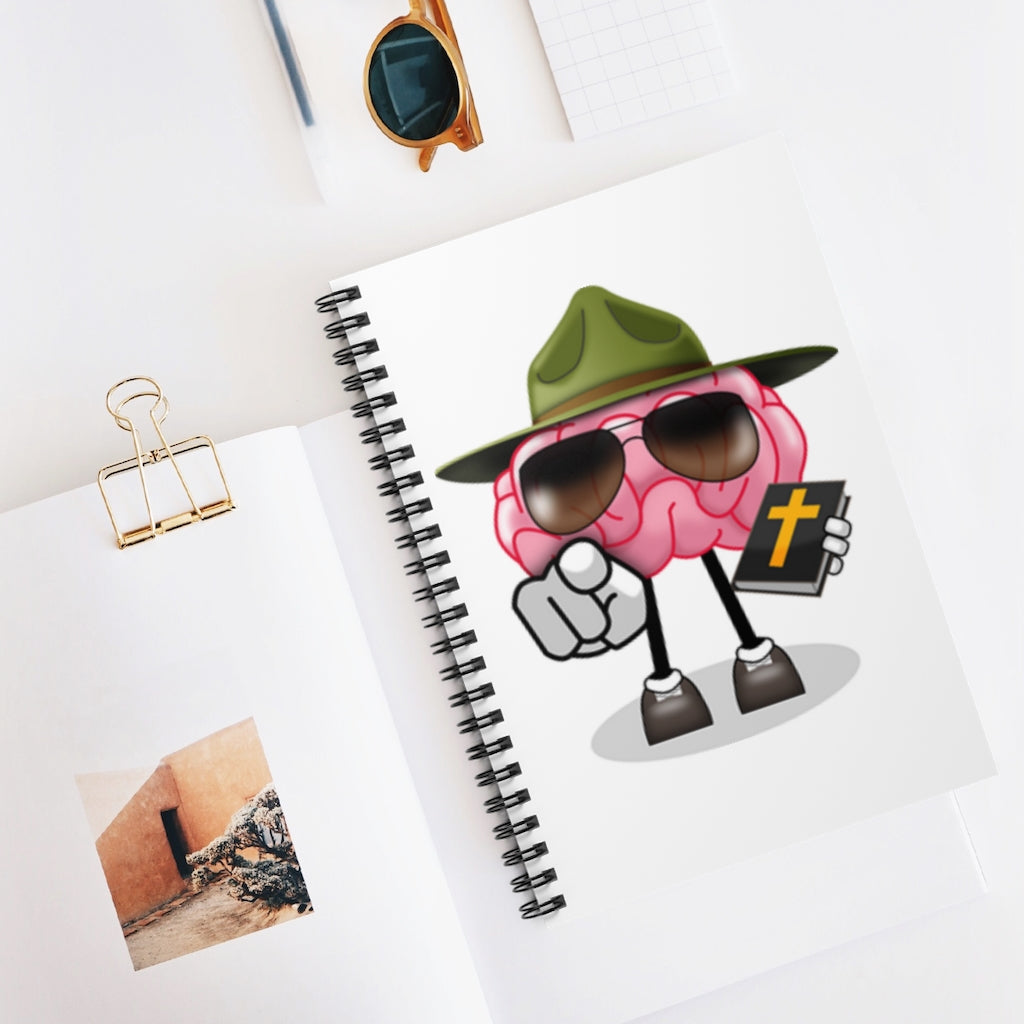 Spiral Notebook - Ruled Line (Army-Drill)