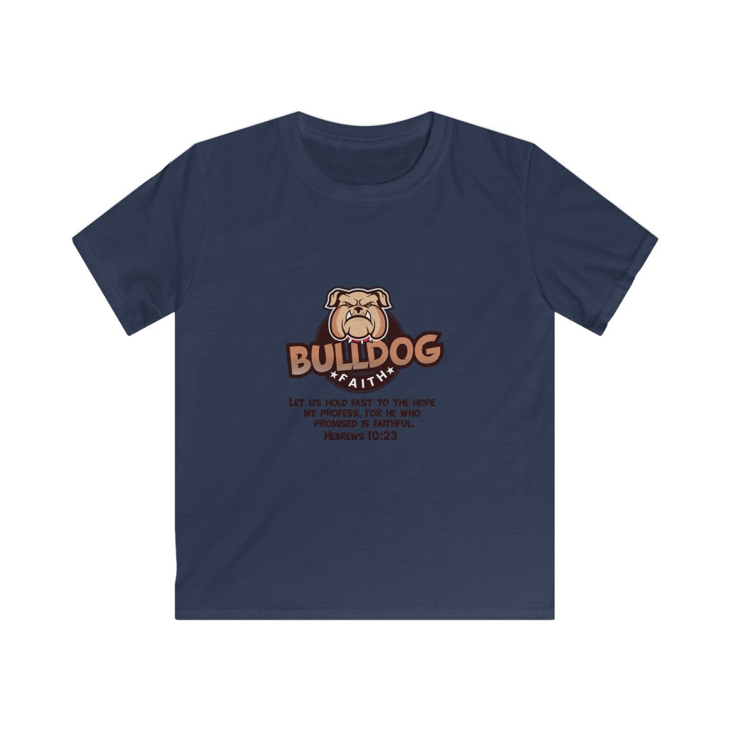 Kids Softstyle Tee (Bulldog Faith)