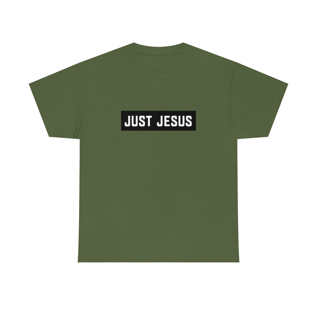 Unisex Heavy Cotton Tee (Gildan 5000) (Just Jesus)