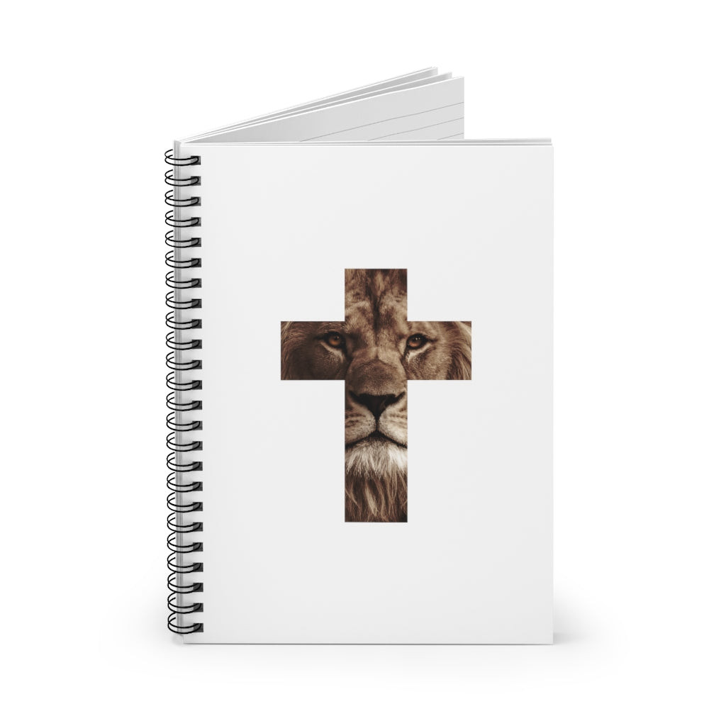 Spiral Notebook - Ruled Line (Lion Cross)