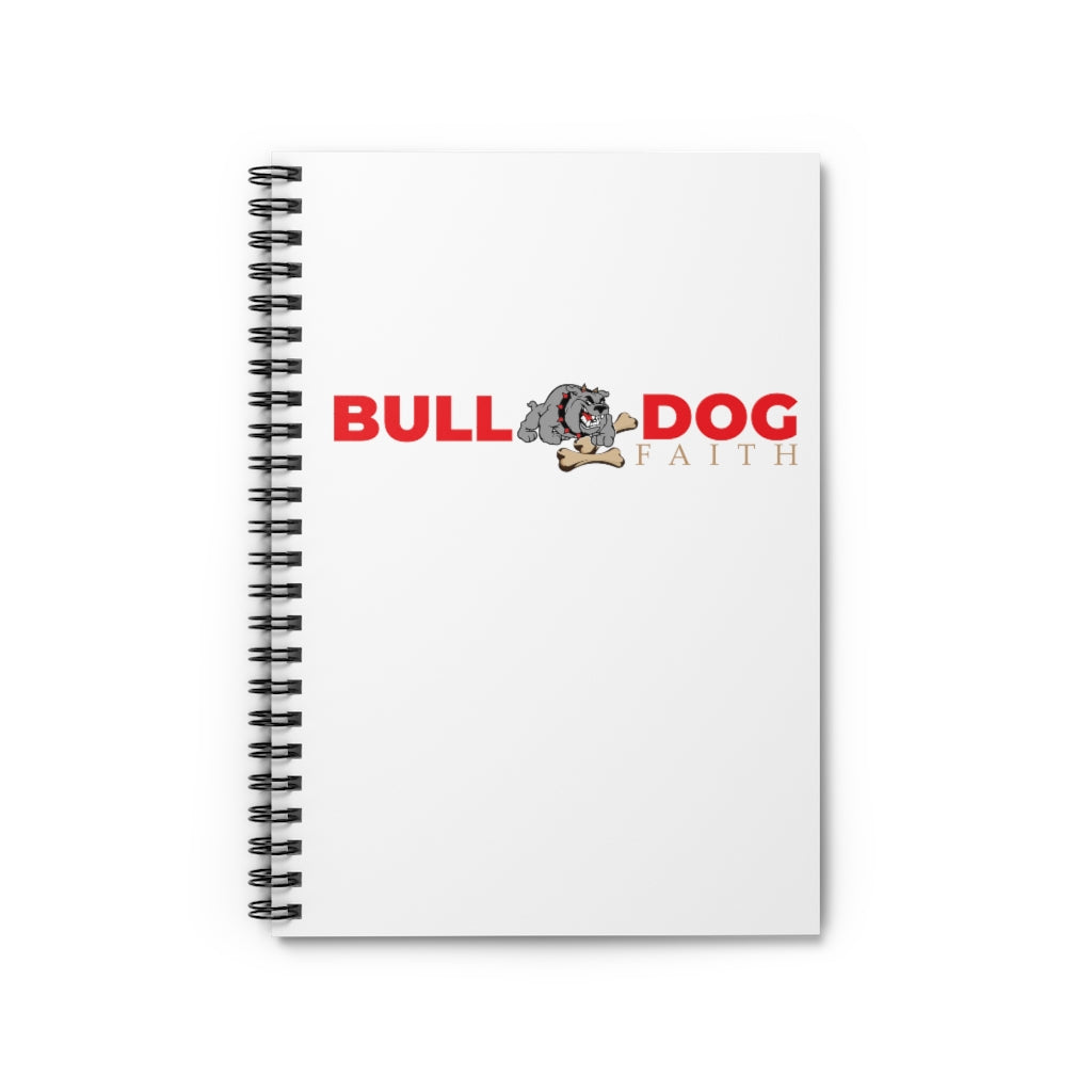 Spiral Notebook - Ruled Line (Bulldog Faith)