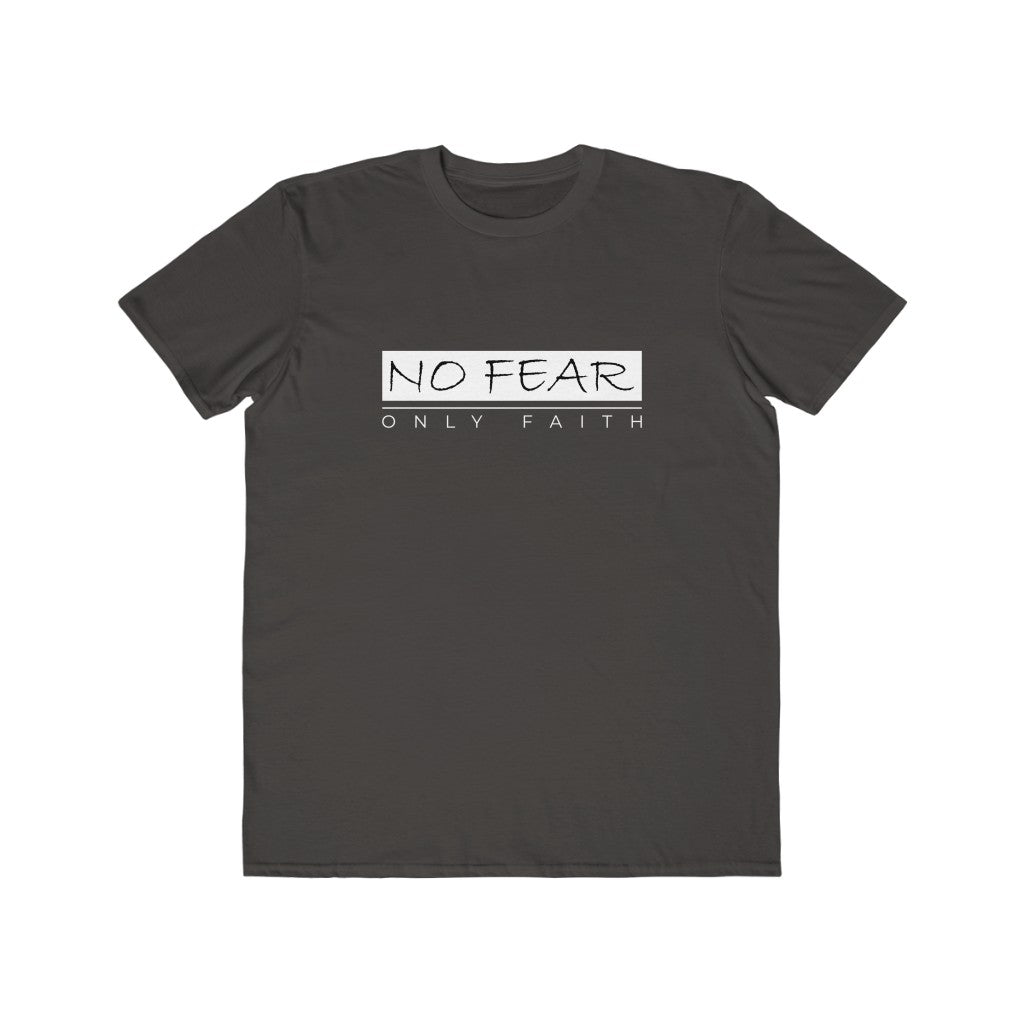 Men's Lightweight Fashion Tee (No Fear White)