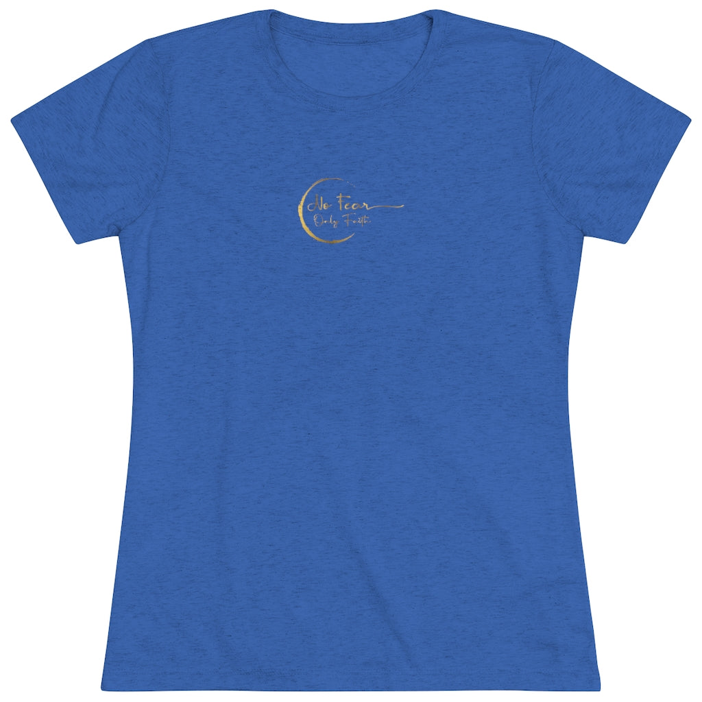 Women's Triblend Tee (No Fear Gold)