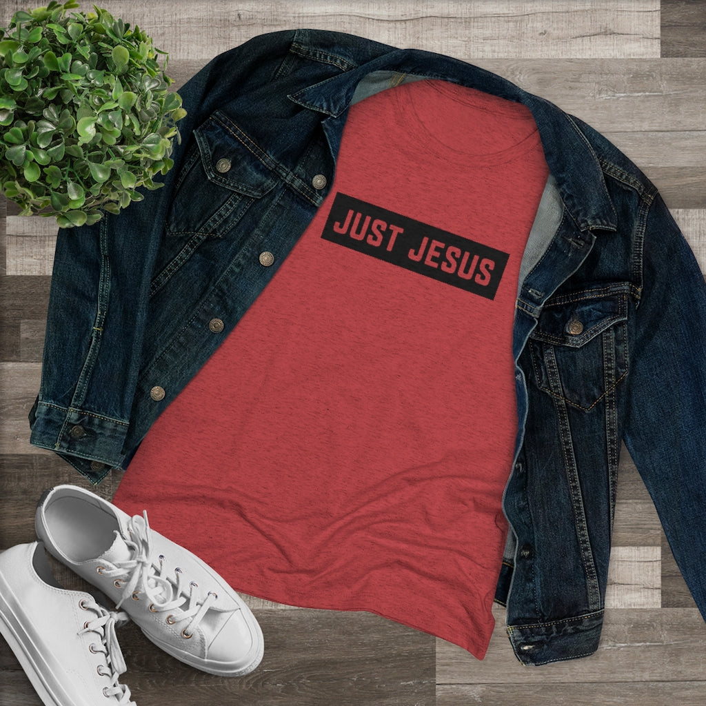 Women's Triblend Tee (Just Jesus)