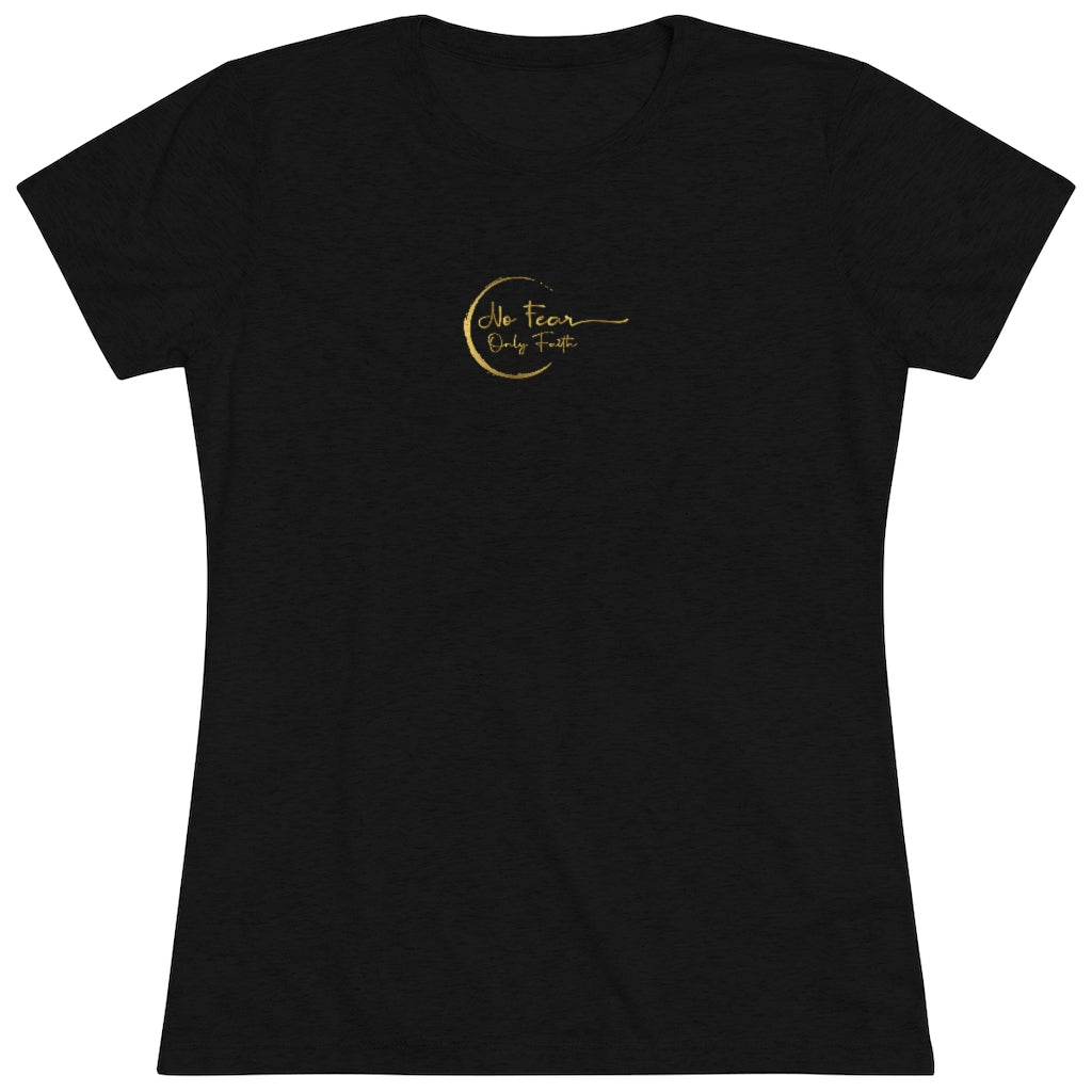 Women's Triblend Tee (No Fear Gold)