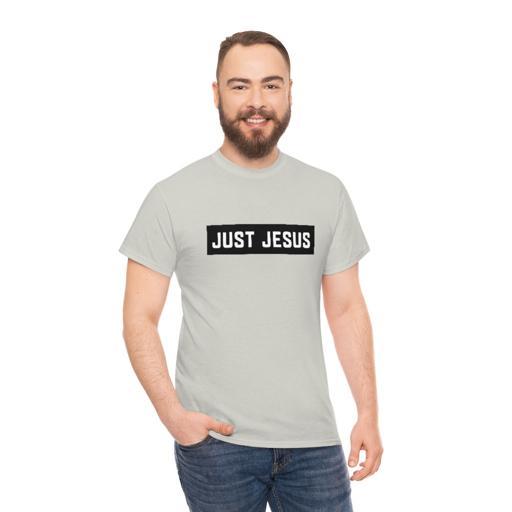 Unisex Heavy Cotton Tee (Gildan 5000) (Just Jesus)