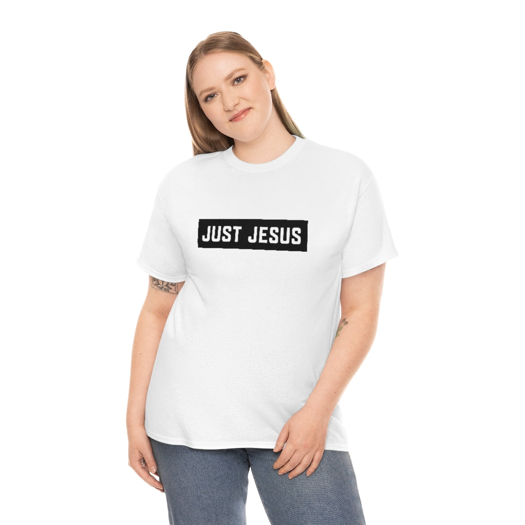 Unisex Heavy Cotton Tee (Gildan 5000) (Just Jesus)