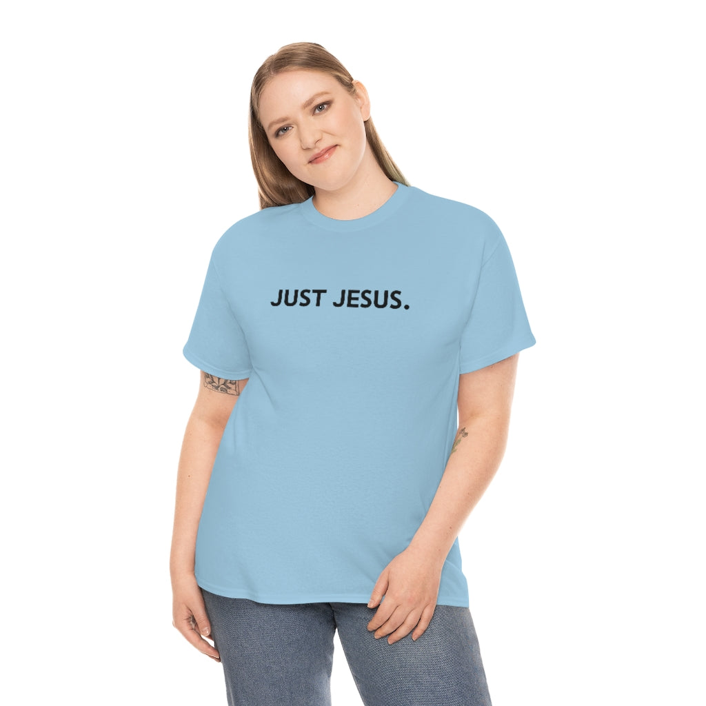 Unisex Heavy Cotton Tee (Gildan 5000) (Just Jesus)