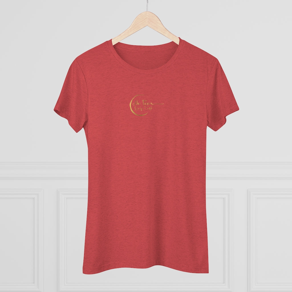 Women's Triblend Tee (No Fear Gold)