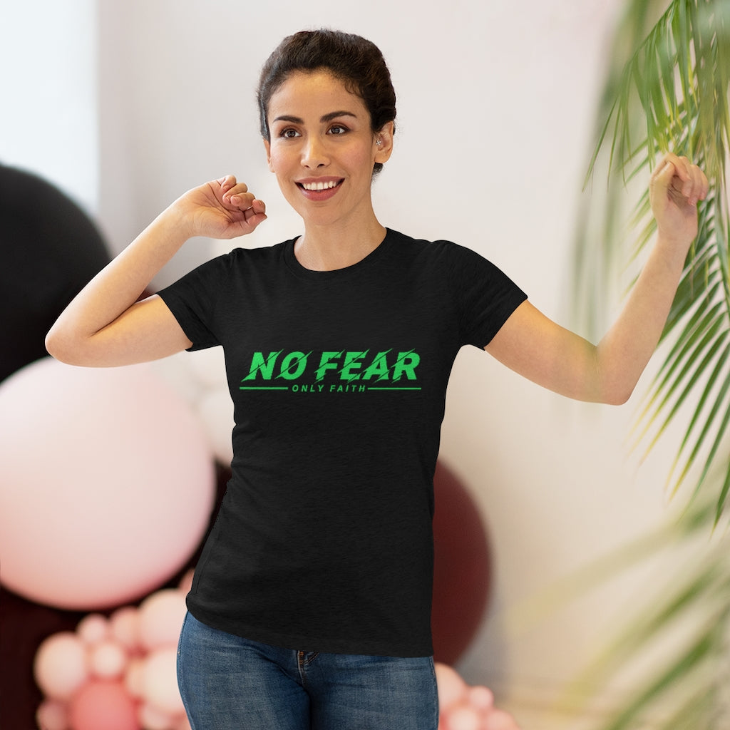 Women's Triblend Tee (No Fear Green)