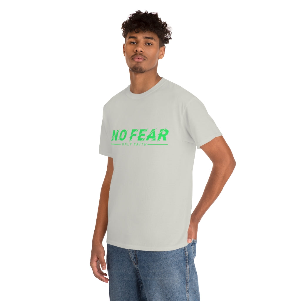 Unisex Heavy Cotton Tee (No Fear Green)