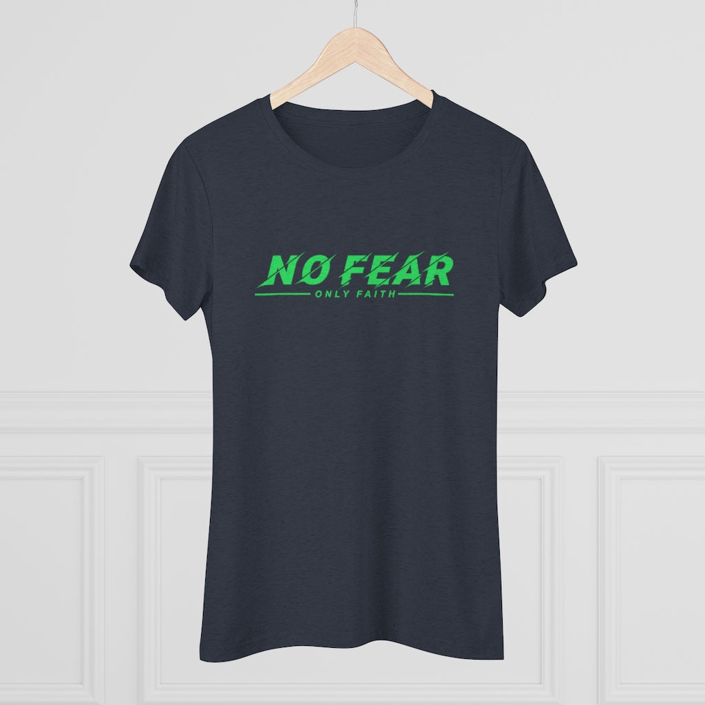 Women's Triblend Tee (No Fear Green)