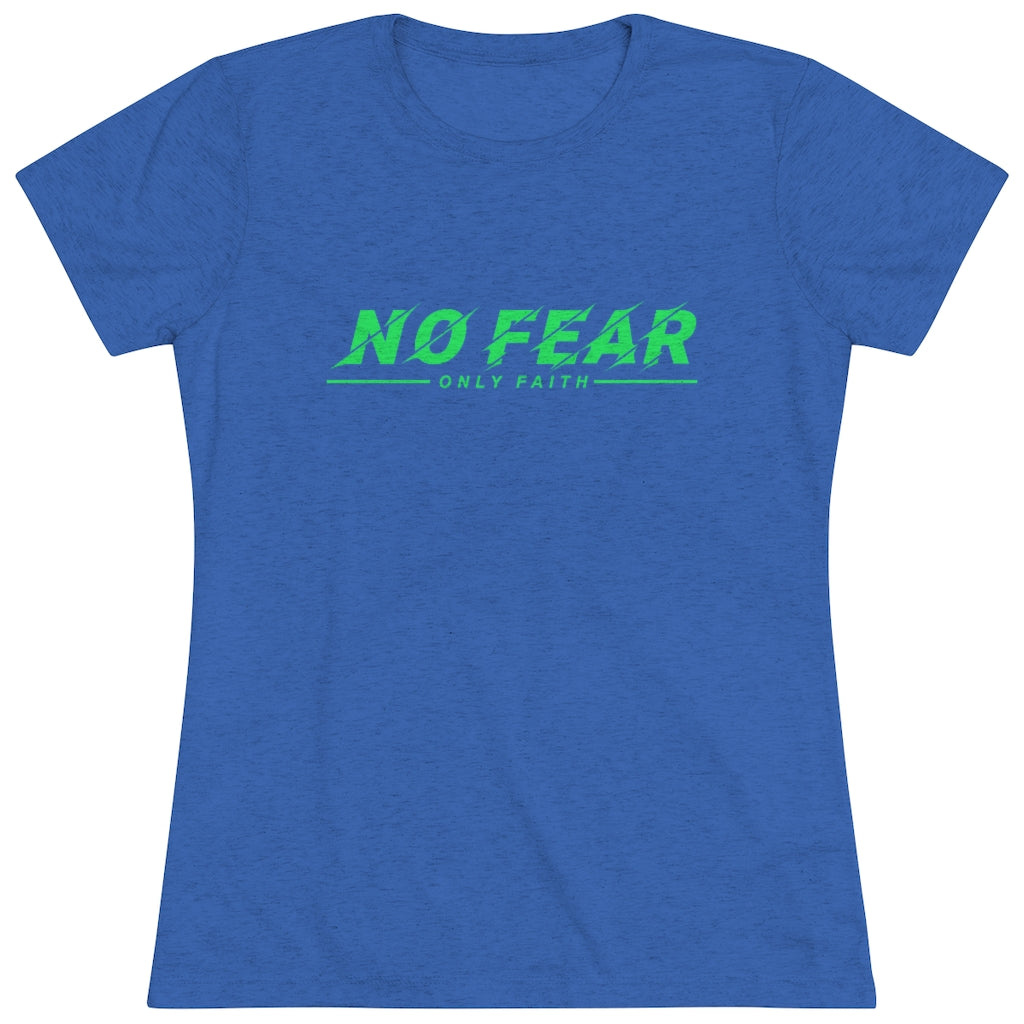 Women's Triblend Tee (No Fear Green)