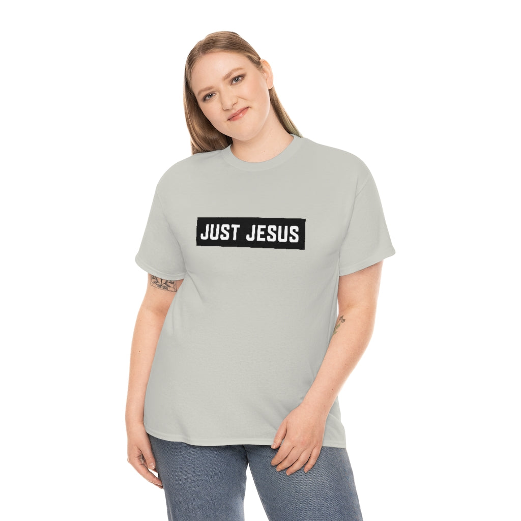 Unisex Heavy Cotton Tee (Gildan 5000) (Just Jesus)