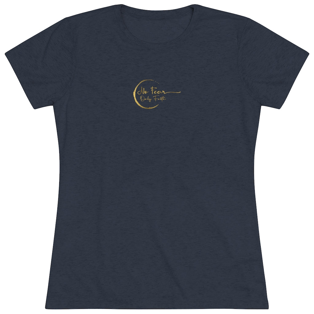 Women's Triblend Tee (No Fear Gold)