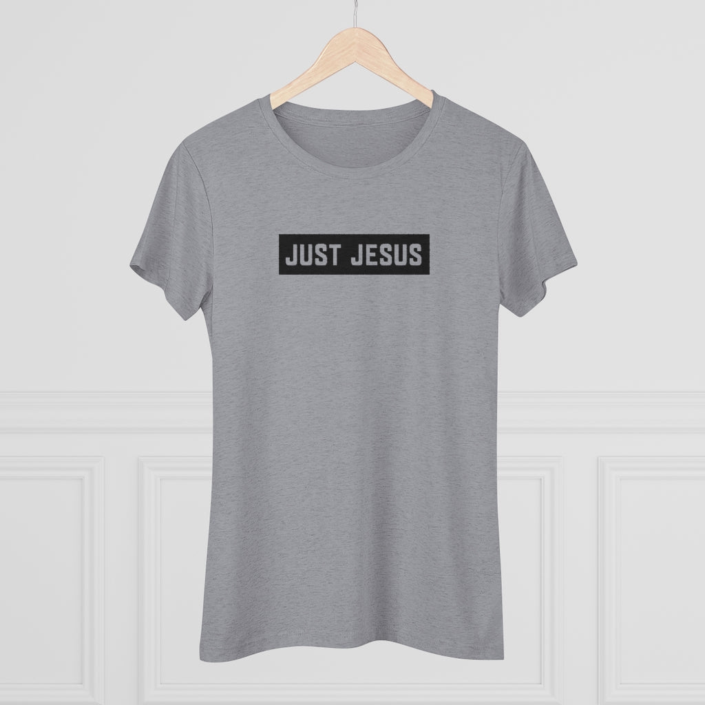 Women's Triblend Tee (Just Jesus)