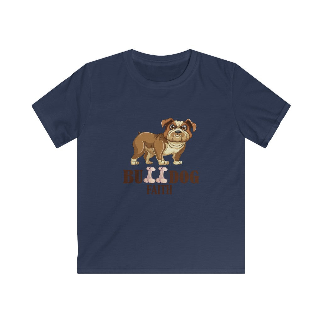 Kids Softstyle Tee (Bulldog Faith)