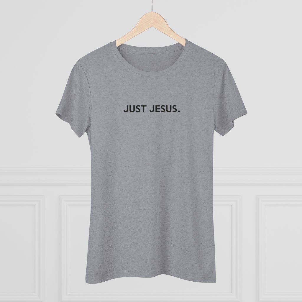 Women's Triblend Tee (Just Jesus)