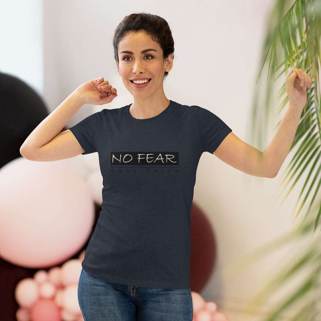 Women's Triblend Tee (No Fear Black)