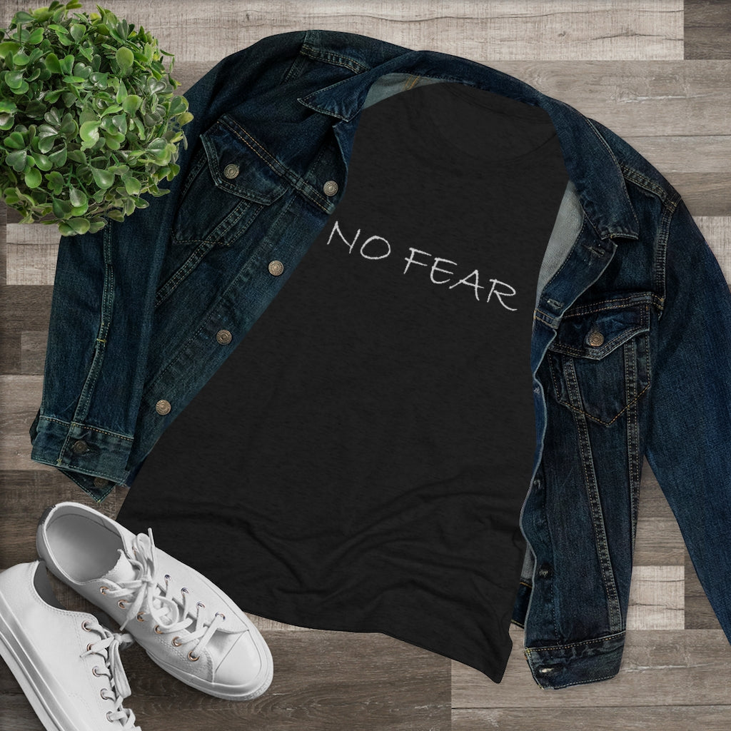 Women's Triblend Tee (No Fear Black)