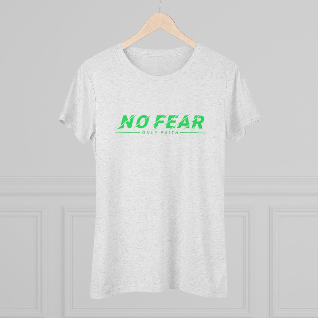 Women's Triblend Tee (No Fear Green)