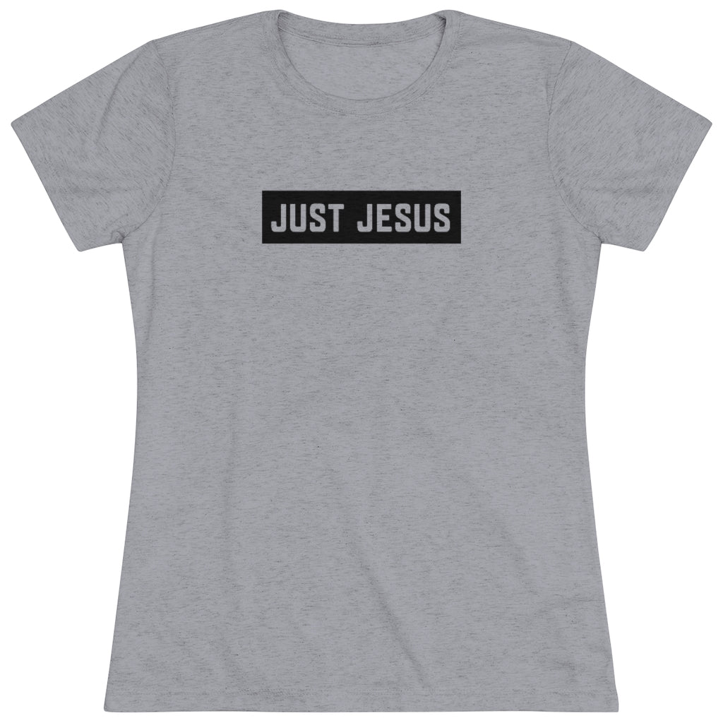 Women's Triblend Tee (Just Jesus)