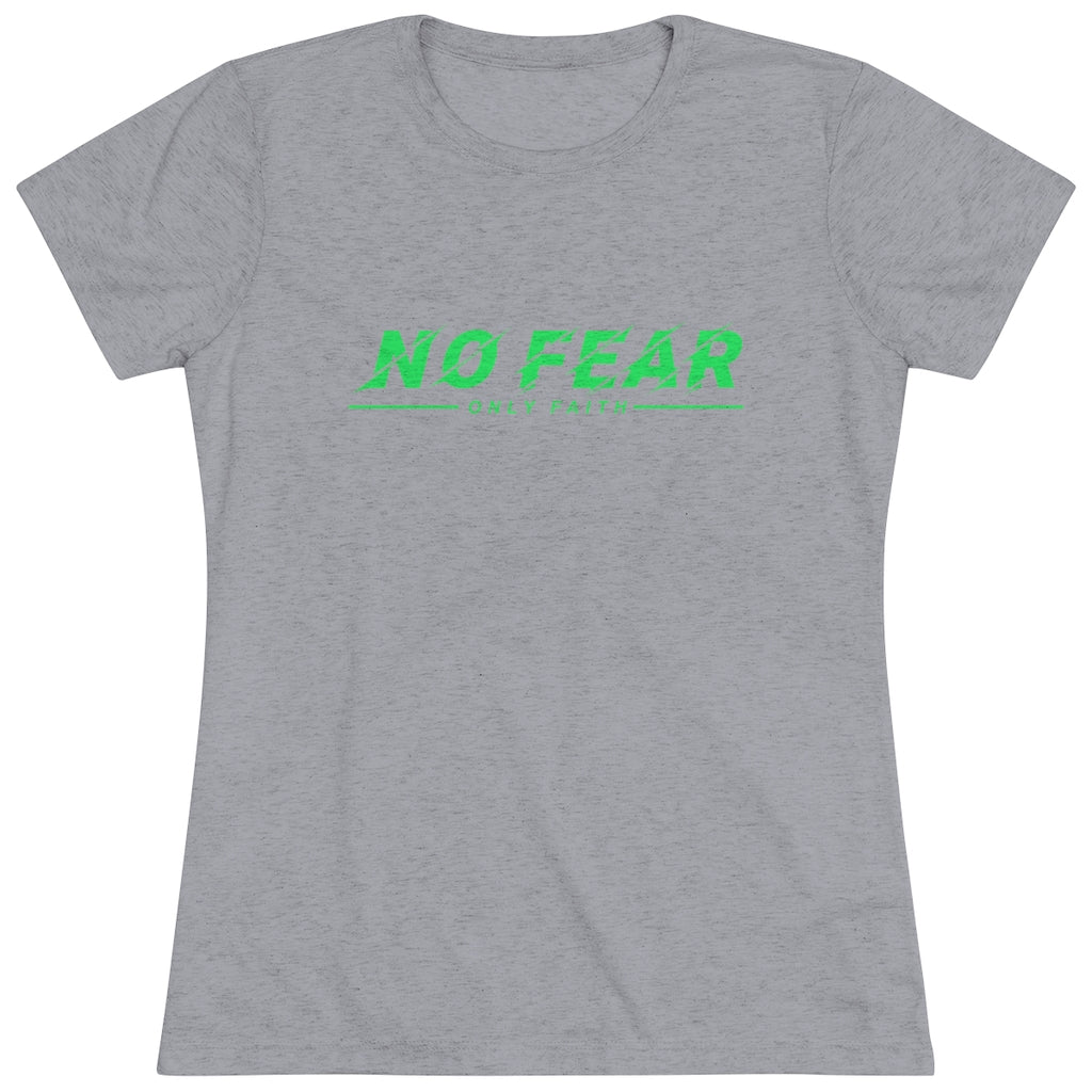 Women's Triblend Tee (No Fear Green)