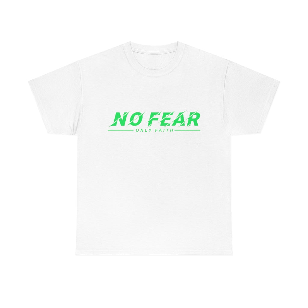 Unisex Heavy Cotton Tee (No Fear Green)