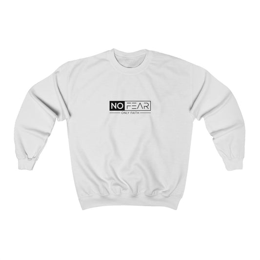 Unisex Heavy Blend™ Crewneck Sweatshirt (No Fear Black)