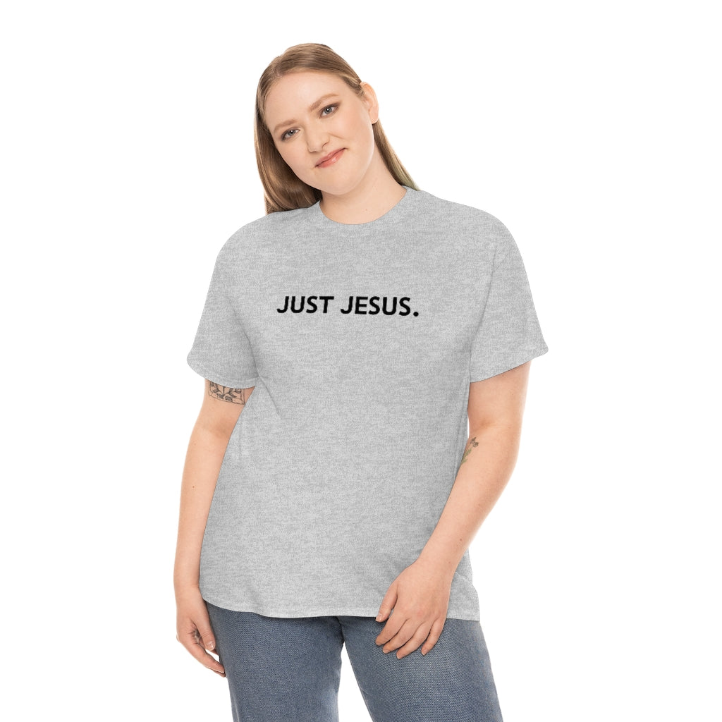 Unisex Heavy Cotton Tee (Gildan 5000) (Just Jesus)