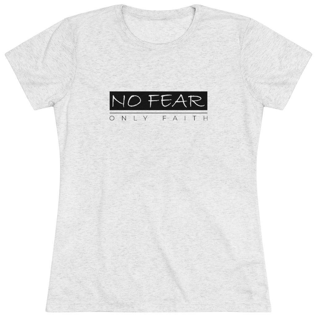 Women's Triblend Tee (No Fear Black)