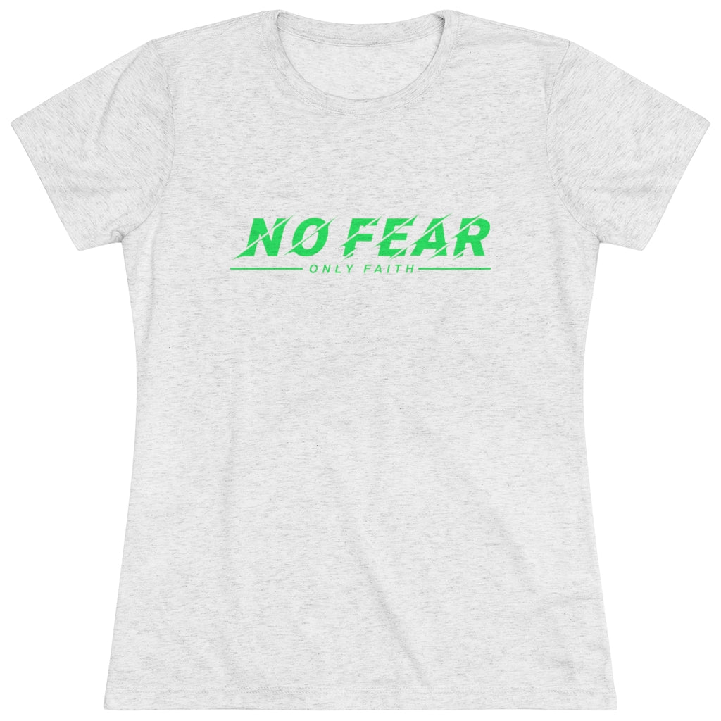 Women's Triblend Tee (No Fear Green)