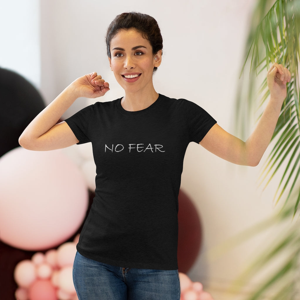 Women's Triblend Tee (No Fear Black)