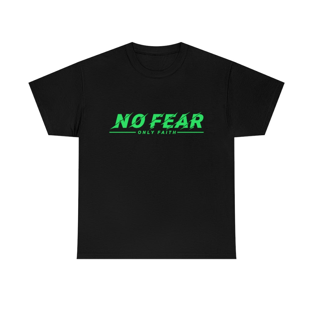 Unisex Heavy Cotton Tee (No Fear Green)