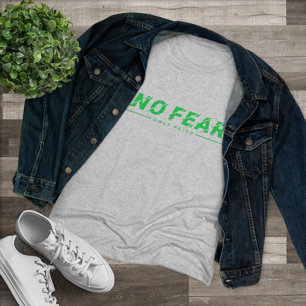 Women's Triblend Tee (No Fear Green)